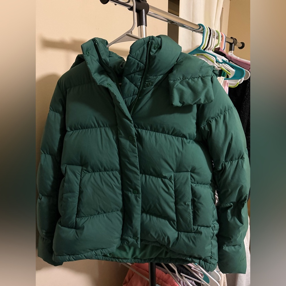 RARE Lululemon everglade green wunder puff puffer jacket